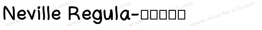Neville Regula字体转换